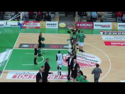 STELMET BC Zielona Góra - POLSKI CUKIER Toruń 83:78 - Prezentacja - 07.12.2015