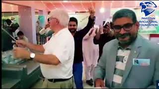 Mr. Bart Braam and PAF Team Celebrating Successful Birdshow  in Sukkar.