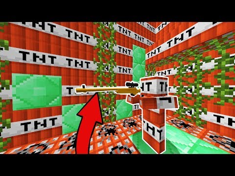 GÖRÜNMEYEN TNT OLARAK HIRSIZLARI YAKALIYORUM! - Minecraft