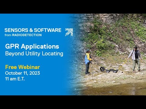 GPR Applications Beyond Utility Locating