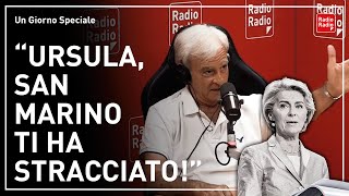 RINALDI: "Volevo fare i COMPLIMENTI A SAN MARINO: ha ottenuto DAZI USA MIGLIORI della VON DER LEYEN!