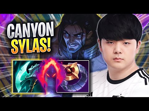 CANYON PERFECT GAME WITH SYLAS! - DK Canyon Plays Sylas JUNGLE vs Sejuani! | Season 2023