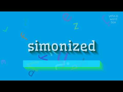 SIMONIZED - HOW TO PRONOUNCE IT? #simonized
