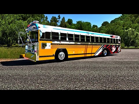 American Truck Simulator - Mapa Honduras - Bus Tuning de Nicaragua por carreteras Hondureñas