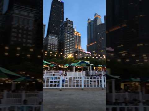 Oak street beach,Chicago | #ytshorts #travel #chicago # #explore #beachvibes