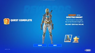 How to Unlock Spectral knight Styles in Fortnite - Complete weekly quests