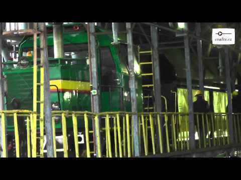 Cesta uhlí v elektrárně Počerady