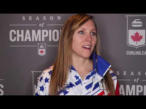 2019 World Financial Group Continental Cup - Draw 9 Media Scrum