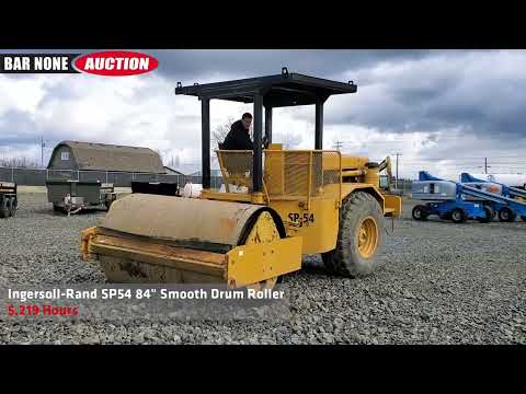 Ingersoll Rand SP54-84  Smooth Drum Roller