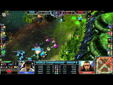 SSO vs VUL | Samsung Galaxy Ozone vs Vulcun | Worlds 2013 Group Stage D1 | Full game HD