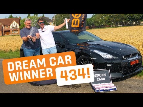 Winner! Week 31 2018 (30th July - 5th August) - Andrew Pegler - Nissan GT-R Recaro & £20,000 Cash!