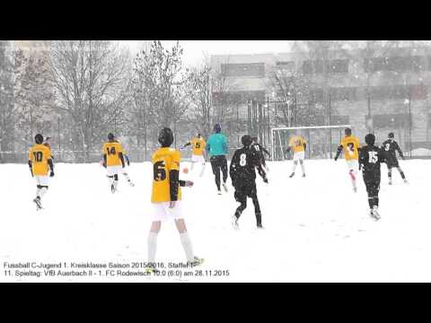 C-Jugend: VfB Auerbach II - 1. FC Rodewisch 10:0 (6:0) am 28.11.2015