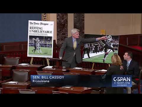Louisiana Senator Bill Cassidy Attacked The NFL On the Senate Floor About Saints No-Call