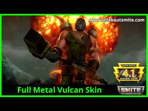 Smite: Full Metal Vulcan (Skin Spotlight) | allaboutsmite