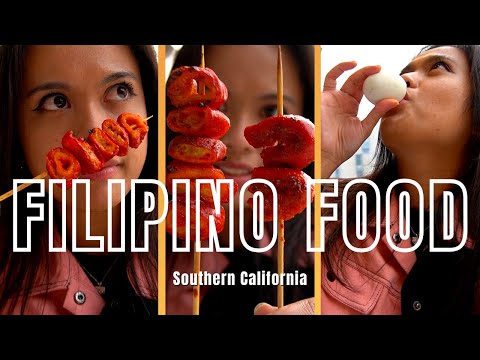 PINOY FOOD in California! [Balut Mukbang]