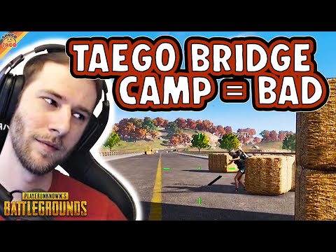 Don't Attempt a Taego Bridge Camp ft. HollywoodBob and Boom - chocoTaco PUBG Squads Gameplay