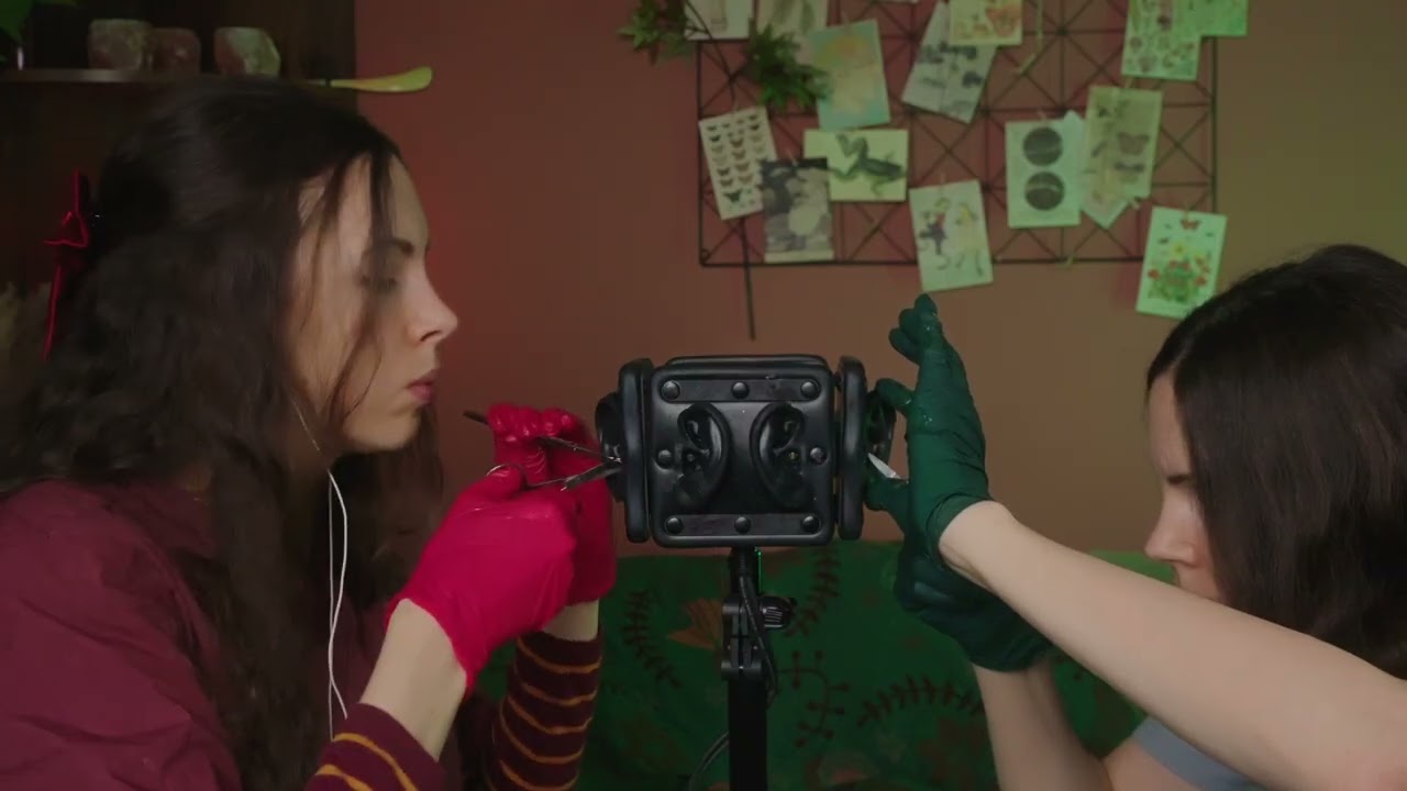 ASMR Unclogging Your Ears (Twin Ear Cleaning)