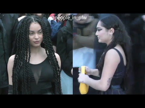 Sharon Alexie & Avani Gregg - Alexander McQueen Fall Winter 23/24 fashion show in Paris - 04.03.2023