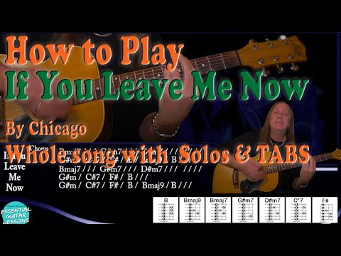 How To Play If You Leave Me Now On Guitar