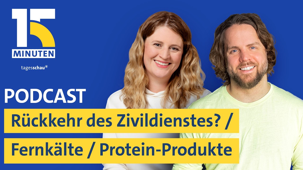 Rückkehr des Zivildienstes? / Fernkälte statt Klimaanlage / Protein-Produkte | "15 Minuten"