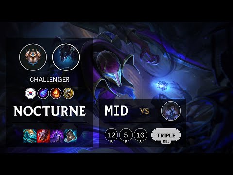 Nocturne Mid vs Sylas - KR Challenger Patch 11.23