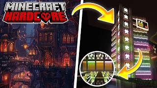 I Built the MOST INSANE Frog Light Farm in Hardcore Minecraft