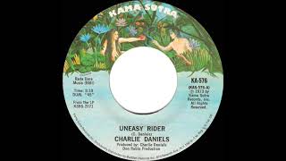 1973 HITS ARCHIVE: Uneasy Rider - Charlie Daniels (stereo 45)