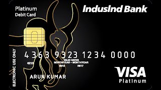 Indusind bank credit card pin generation
