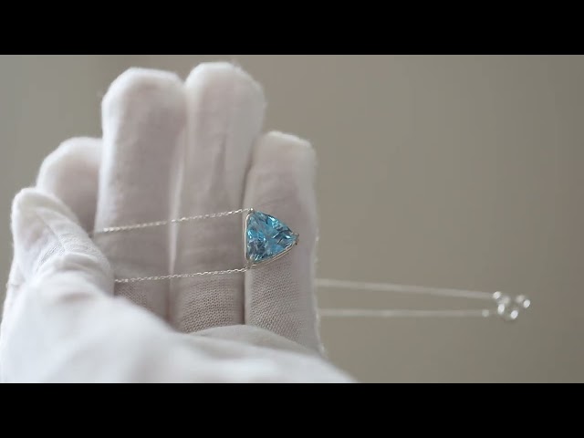 سلسلة من حجر التوباز الطبيعي الغير معالج