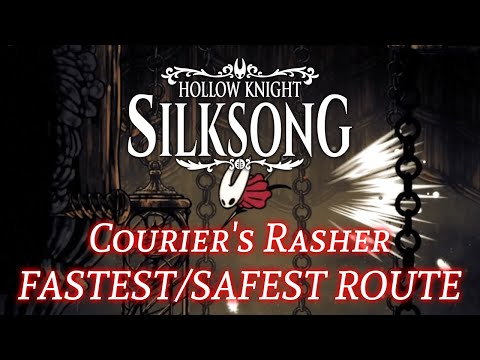 Hollow Knight: Silksong - Courier's Rasher Quest FASTEST and SAFEST Route