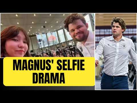 Chess Champ Magnus Carlsen Poses For Selfie W/ Opponent, Immediately Has Phone Confiscated