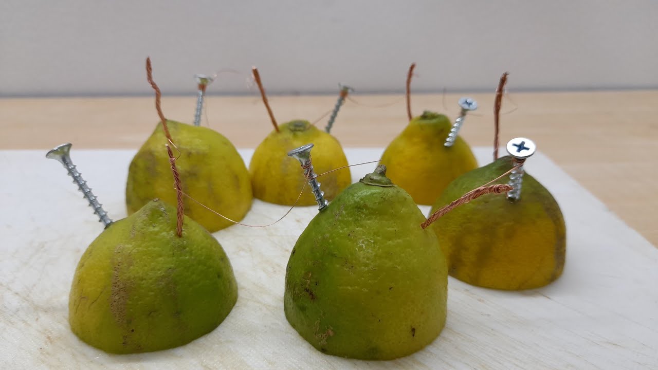 COMO HACER PILA CON LIMONES/ generando electricidad con limones.