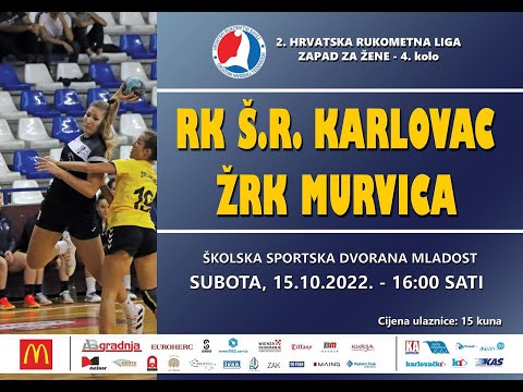 4.kolo, 2. HRL Zapad-žene,  RK ŠR Karlovac vs ŽRK Murvica