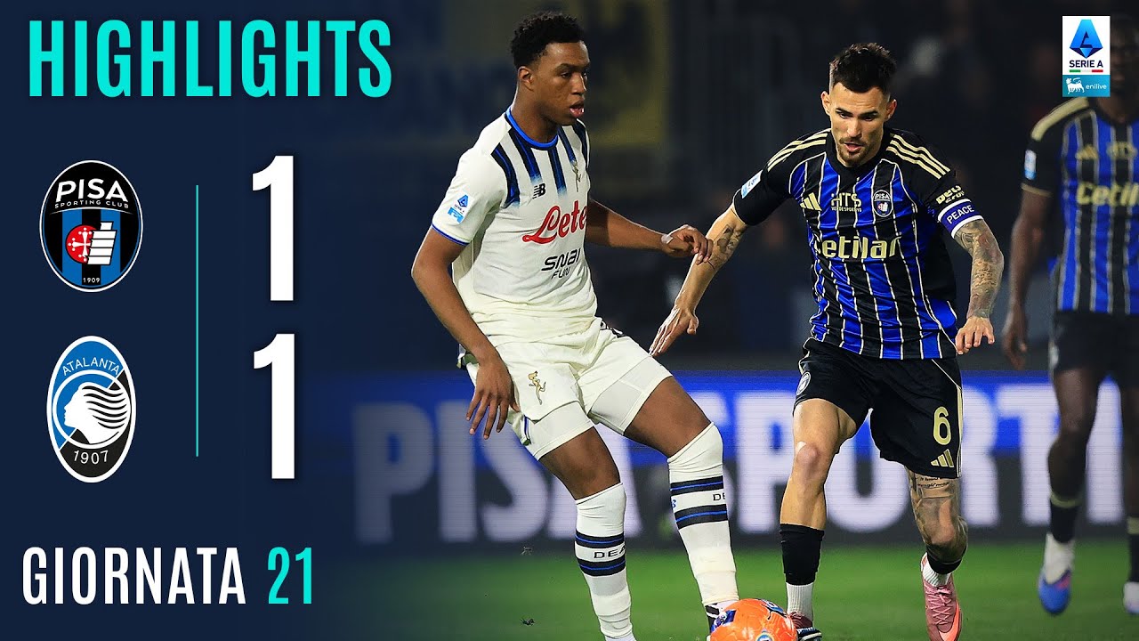 PISA-ATALANTA 1-1 | HIGHLIGHTS | 21ª GIORNATA | SERIE A ENILIVE 2025/26