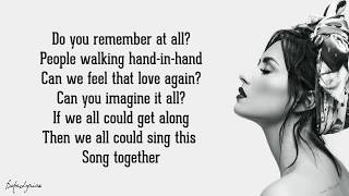 Demi Lovato  - Together (Lyrics) feat.  Jason Derulo