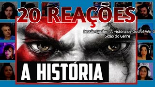 20 REAÇÕES | MULT REACT | Sessão Spoiler - A História de God of War 3