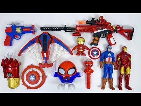 Marvel Spider-Man series unbox,popular Spider-Man action dolls,Spider-Man popular electric toy gun