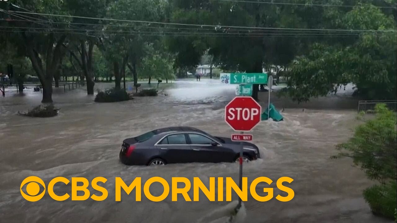 Dozens rescued in central Texas after region hit by flash flooding for third day in a row
