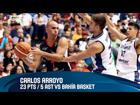 Carlos Arroyo 23 PTS / 5 AST vs Bahía Basket - Grupo D - DIRECTV Liga de las Americas 2017