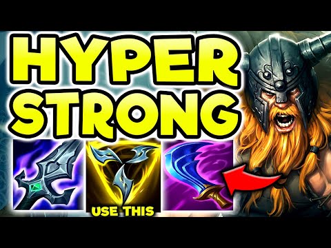 OLAF TOP 100% SHREDS TOPLANE LITERALLY TOO EASY! - S12 OLAF TOP GAMEPLAY! (Season 12 Olaf Guide)