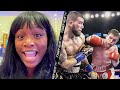 CLARESSA SHIELDS BREAKS DOWN CANELO VS CALEB PLANT; GIVES CANELO MAD RESPECT FOR HIS BOXING SKILLS