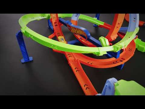 Žaislinė trasa Hot Wheels Mattel HW „Ekstremalios kilpos“ video