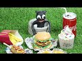 Cartoon Cat McDonald S Hamburger ASMR