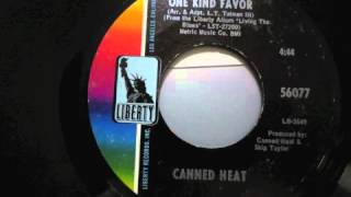 Canned Heat One Kind Favor
