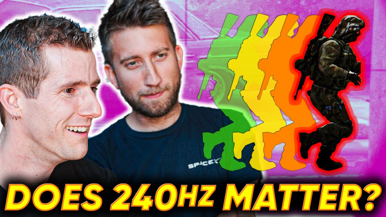 Does 240Hz Matter for Gaming ft. Gav from Slow Mo Guys - YouTube