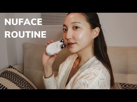 My NUFACE Routine | gel primer alternatives & lifting techniques | glowwithava
