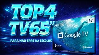 ⚡ESCOLHA CERTA! AS 4 MELHORES TVS 65 POLEGADAS DE 2026 – MAIS VENDIDAS E TESTADAS!
