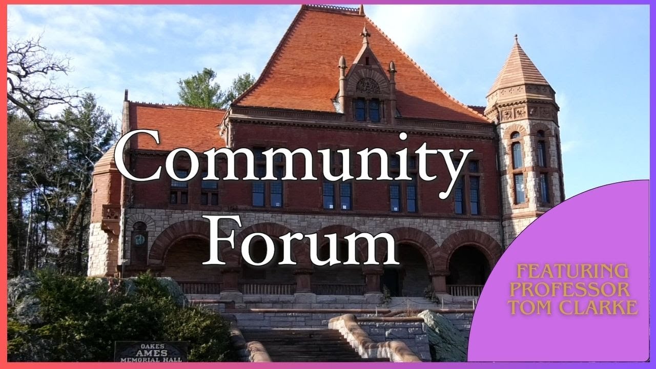 Community Forum: Professor Tom Clarke