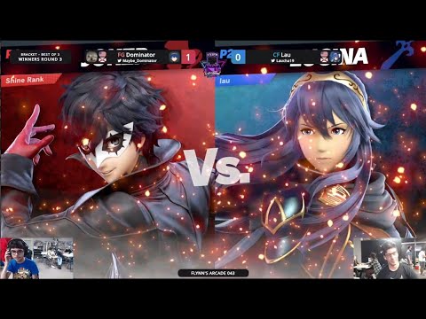 Flynn's Arcade 043 Winners Round 3 - Dominator (Mario,Joker) Vs. Lau (Lucina) SSBU ULTIMATE