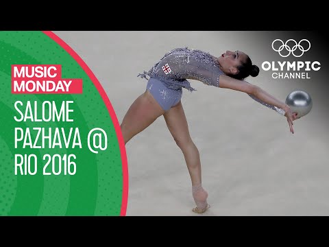 Salome Pazhava's Ball Routine to "Chalkboard" at Rio 2016 | Music Monday